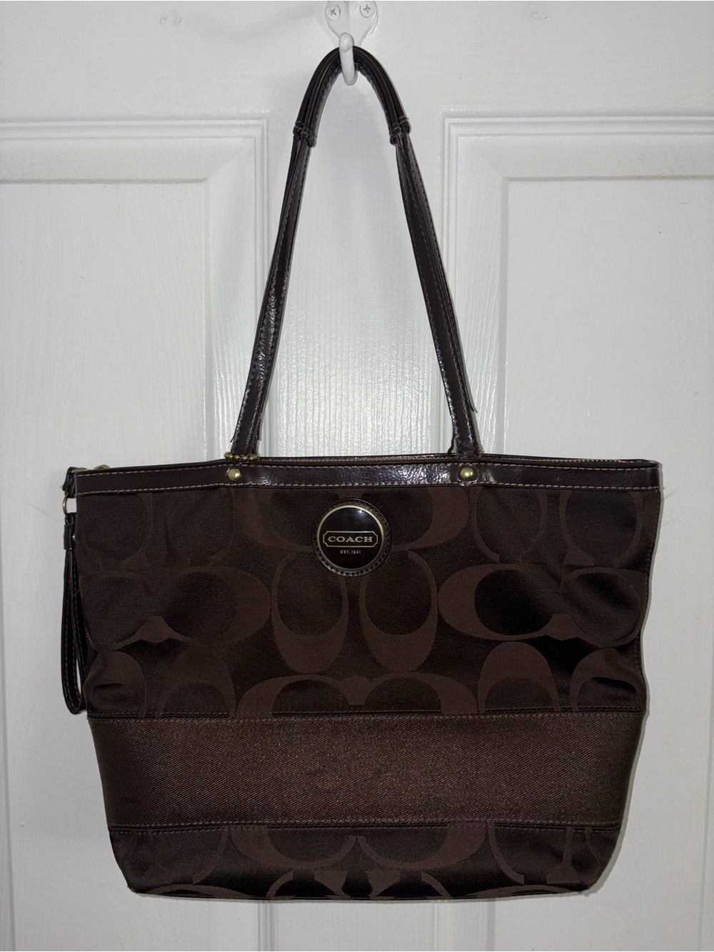 Coach Dark Brown Tote purse